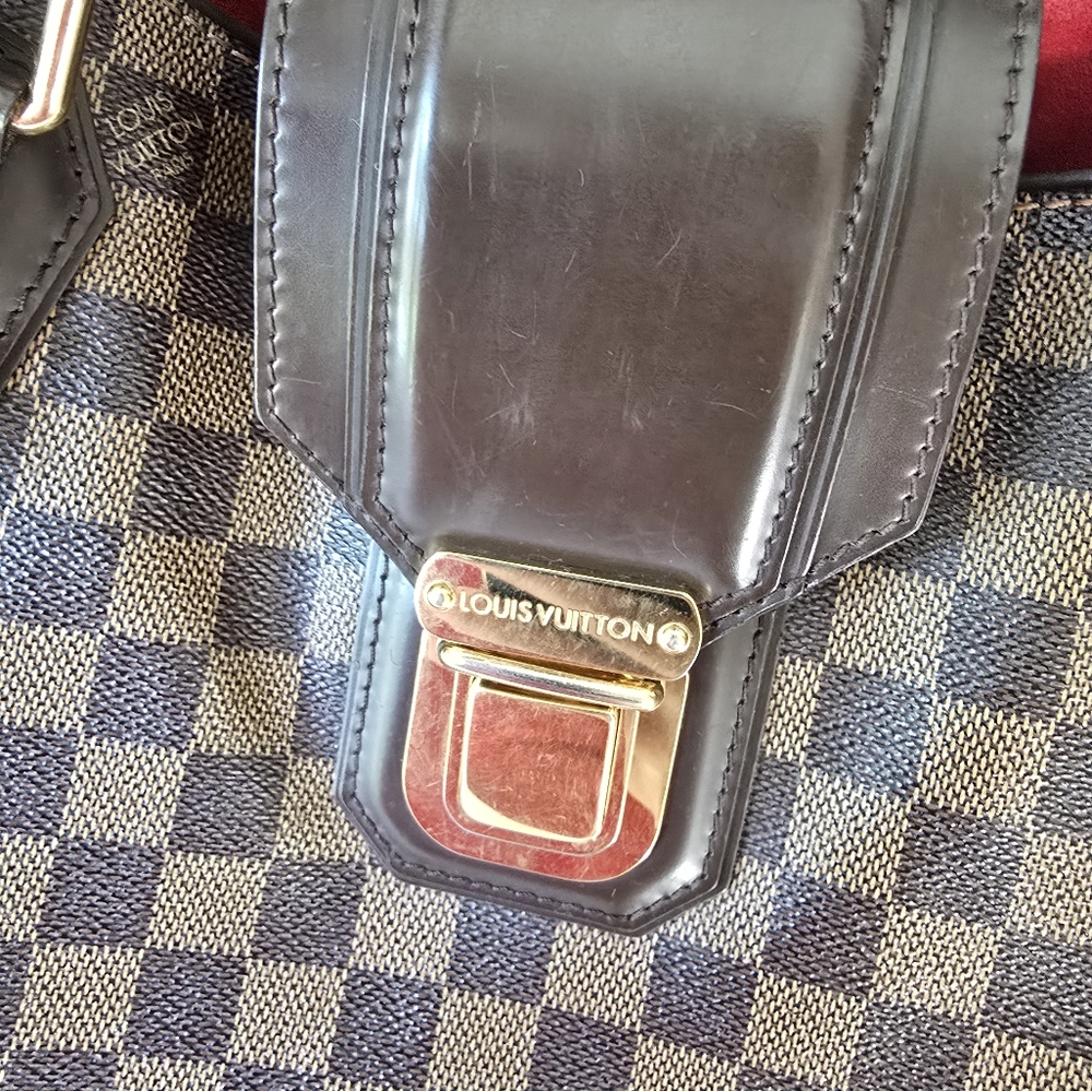 Louis Vuitton Ebene Damier Griet Satchel Bag - Picture 16 of 16